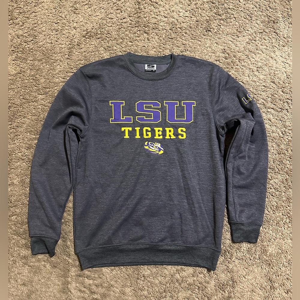 Vintage NCAA LSU Tigers “cool grey” sweater 00s size medium